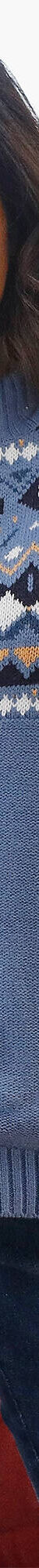 Gilet jacquard zippé, doublé maille peluche (bleu grisé) Gilet jacquard zippé, doublé maille peluche (bleu grisé)